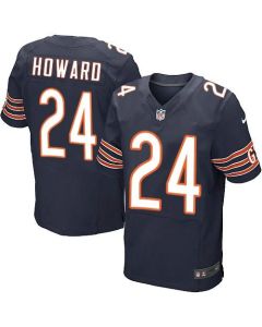 Bears #24 Jordan Howard Navy Blue Team Color Men's Stitched NFL Elite Jersey