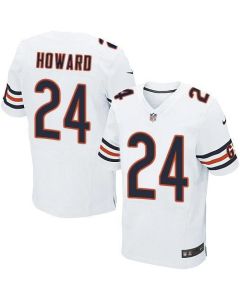 Bears #24 Jordan Howard White Men's Stitched NFL Elite Jersey