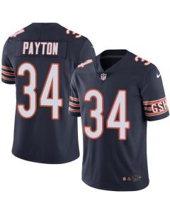 Bears #34 Walter Payton Navy Blue Men's Stitched NFL Limited Rush Jersey