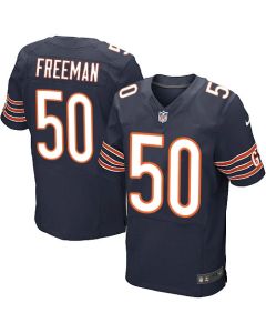 Bears #50 Jerrell Freeman Navy Blue Team Color Men's Stitched NFL Elite Jersey