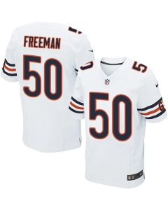 Bears #50 Jerrell Freeman White Men's Stitched NFL Elite Jersey