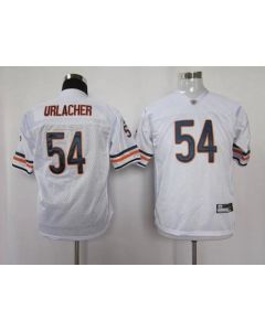 Bears #54 Brian Urlacher White Stitched Youth NFL Jersey