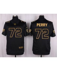 Bears #72 William Perry Black Men's Stitched NFL Elite Pro Line Gold Collection Jersey