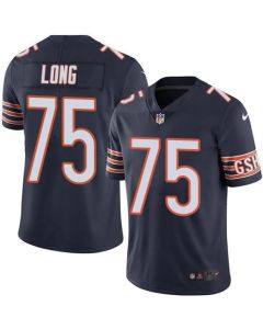 Bears #75 Kyle Long Navy Blue Men's Stitched NFL Limited Rush Jersey