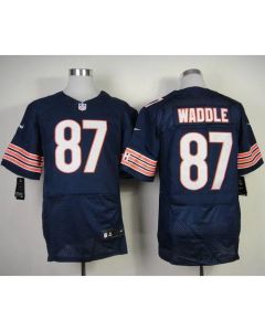 Bears #87 Tom Waddle Navy Blue Team Color Men's Stitched NFL Elite Jersey