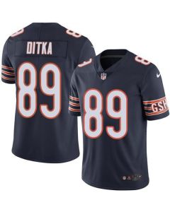 Bears #89 Mike Ditka Navy Blue Men's Stitched NFL Limited Rush Jersey