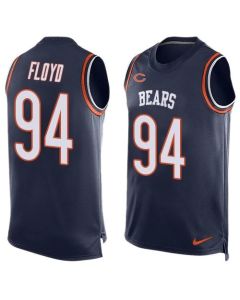 Bears #94 Leonard Floyd Navy Blue Team Color Men's Stitched NFL Limited Tank Top Jersey