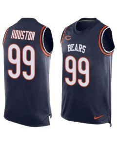Bears #99 Lamarr Houston Navy Blue Team Color Men's Stitched NFL Limited Tank Top Jersey
