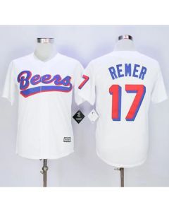 Beers Movie #17 Doug Remer White Stitched Basketball Jersey