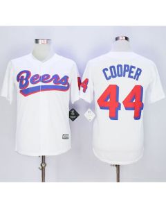 Beers Movie #44 Joe Cooper White Stitched Basketball Jersey