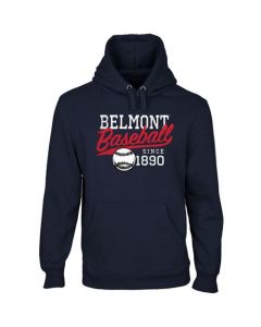 Belmont Bruins Ballpark Pullover Hoodie Navy Blue