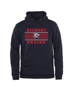 Belmont Bruins Micro Mesh Pullover Hoodie Navy Blue
