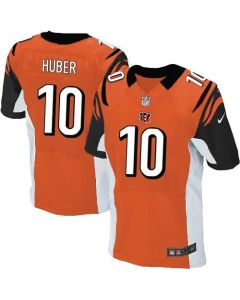 Bengals #10 Kevin Huber Orange Alternate Men's Stitched NFL Elite Jersey