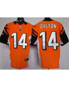 Bengals #14 Andy Dalton Orange Team Color Men's Stitched NFL Elite Jersey
