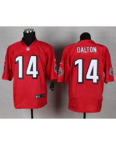 Bengals #14 Andy Dalton Red Men's Stitched NFL Elite QB Practice Jersey