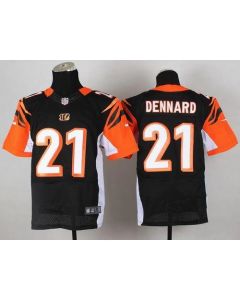 Bengals #21 Darqueze Dennard Black Team Color Men's Stitched NFL Elite Jersey