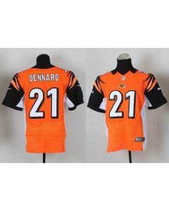 Bengals #21 Darqueze Dennard Orange Alternate Men's Stitched NFL Elite Jersey