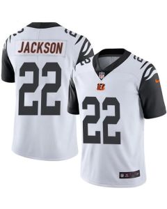 Bengals #22 William Jackson White Men's Stitched NFL Limited Rush Jersey