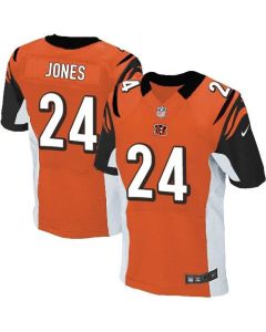 Bengals #24 Adam Jones Orange Alternate Men's Stitched NFL Elite Jersey