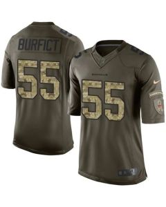 Bengals #55 Vontaze Burfict Green Youth Stitched NFL Limited Salute to Service Jersey
