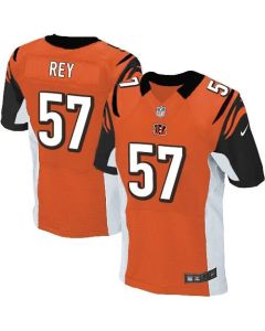 Bengals #57 Vincent Rey Orange Alternate Men's Stitched NFL Elite Jersey