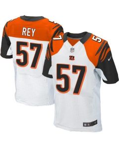 Bengals #57 Vincent Rey White Men's Stitched NFL Elite Jersey