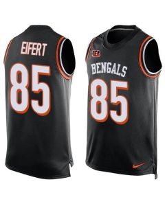 Bengals #85 Tyler Eifert Black Team Color Men's Stitched NFL Limited Tank Top Jersey