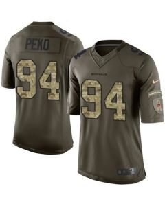 Bengals #94 Domata Peko Green Men's Stitched NFL Limited Salute to Service Jersey