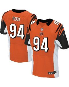 Bengals #94 Domata Peko Orange Alternate Men's Stitched NFL Elite Jersey