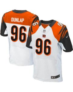 Bengals #96 Carlos Dunlap White Men's Stitched NFL Elite Jersey
