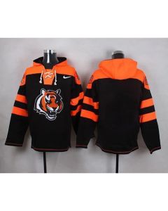 Bengals Blank Black Player Pullover NFL Hoodie