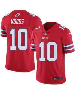 Bills #10 Robert Woods Red Men's Stitched NFL Elite Rush Jersey