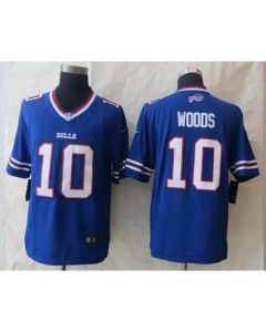 Bills #10 Robert Woods Royal Blue Team Color Men's Stitched NFL New Limited Jersey
