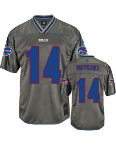 Bills #14 Sammy Watkins Grey Men's Stitched NFL Elite Vapor Jersey