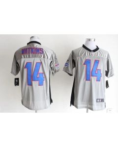 Bills #14 Sammy Watkins Grey Shadow Men's Stitched NFL Elite Jersey