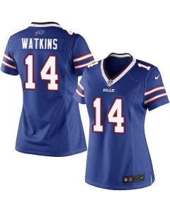Bills #14 Sammy Watkins Royal Blue Team Color Women's Stitched NFL Limited Jersey
