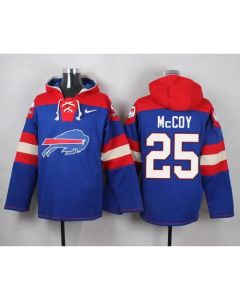 Bills #25 LeSean McCoy Royal Blue Player Pullover NFL Hoodie
