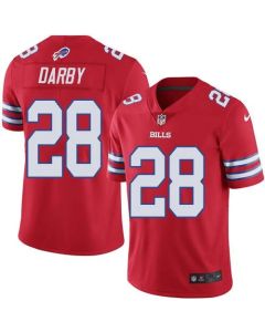 Bills #28 Ronald Darby Red Men's Stitched NFL Elite Rush Jersey