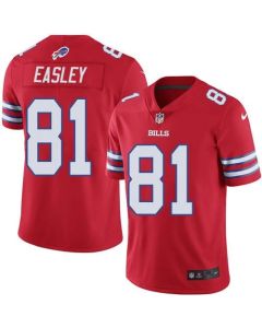 Bills #81 Marcus Easley Red Men's Stitched NFL Elite Rush Jersey