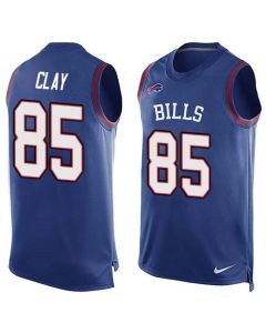 Bills #85 Charles Clay Royal Blue Team Color Men's Stitched NFL Limited Tank Top Jersey
