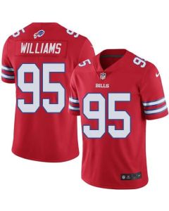 Bills #95 Kyle Williams Red Men's Stitched NFL Elite Rush Jersey