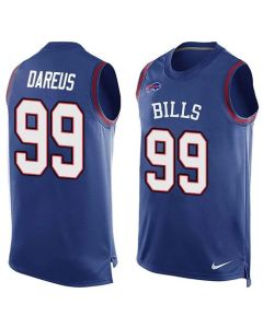 Bills #99 Marcell Dareus Royal Blue Team Color Men's Stitched NFL Limited Tank Top Jersey