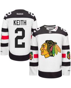 Blackhawks #2 Duncan Keith White 2016 Stadium Series Stitched Youth NHL Jersey