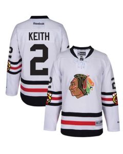 Blackhawks #2 Duncan Keith White 2017 Winter Classic Stitched Youth NHL Jersey