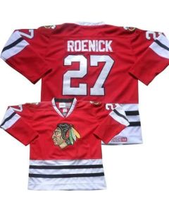 Blackhawks #27 Jeremy Roenick Red CCM Throwback Stitched NHL Jersey