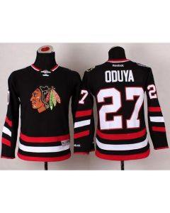 Blackhawks #27 Johnny Oduya Black 2014 Stadium Series Stitched Youth NHL Jersey