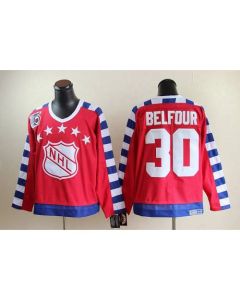 Blackhawks #30 ED Belfour Red All Star CCM Throwback 75TH Stitched NHL Jersey