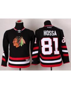 Blackhawks #81 Marian Hossa Black 2014 Stadium Series Stitched Youth NHL Jersey