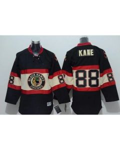 Blackhawks #88 Patrick Kane Black Stitched Youth New Third NHL Jersey