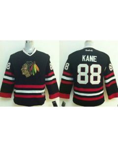Blackhawks #88 Patrick Kane Stitched Black Youth NHL Jersey